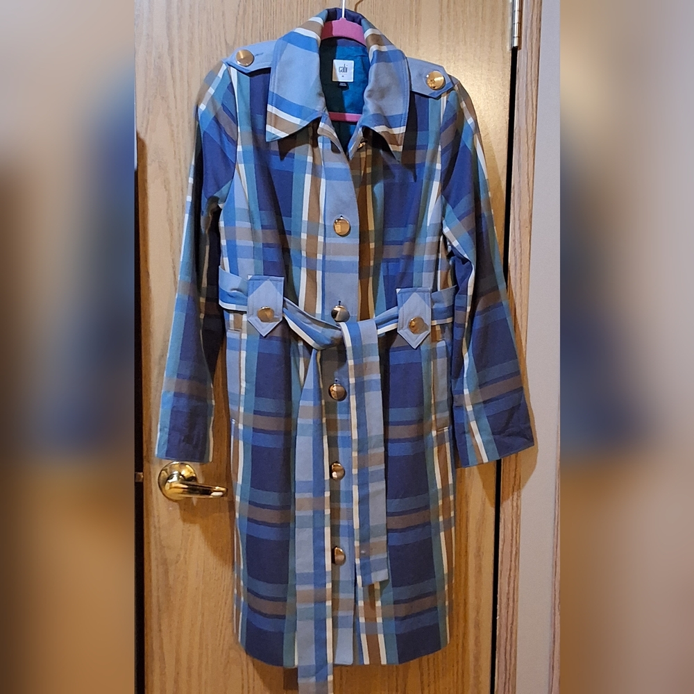 CAbi Highclere Trench Coat Size M NWOT